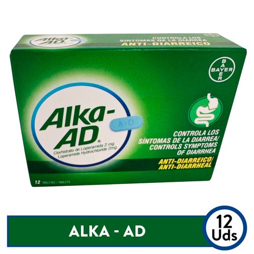 Alka-Ad caja 12 tabletas - Precio indicado por caja
