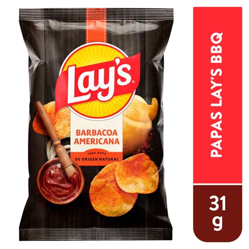 Papas Lays BBQ - 31 g