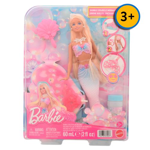 Barbie Sirena Con Burbujas