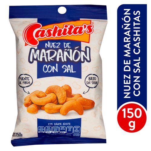 Nuez de marañon Cashitas horneadas con sal - 150 g