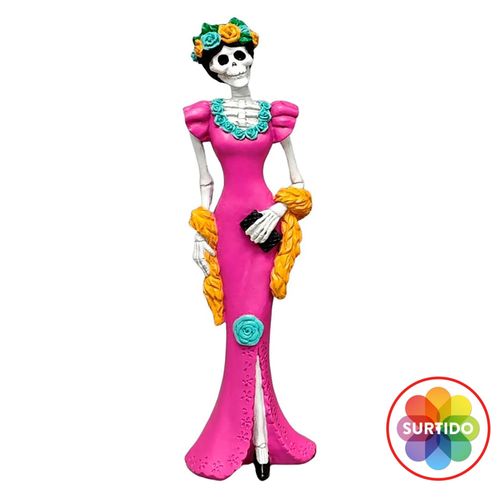 Catrina Way To Celebrate de cerámica decorativa Halloween - 32 cm