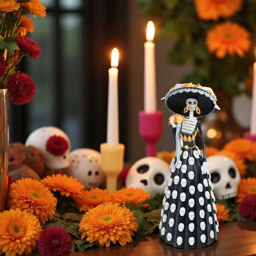 Catrina Way To Celebrate con vestido de calavera Halloween - 40 cm