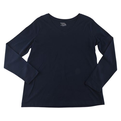 Blusa Basica ml Cuello v Tt