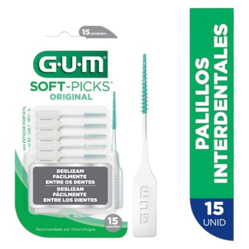 Palillos Interdentales Gum Suave - 15 Unds