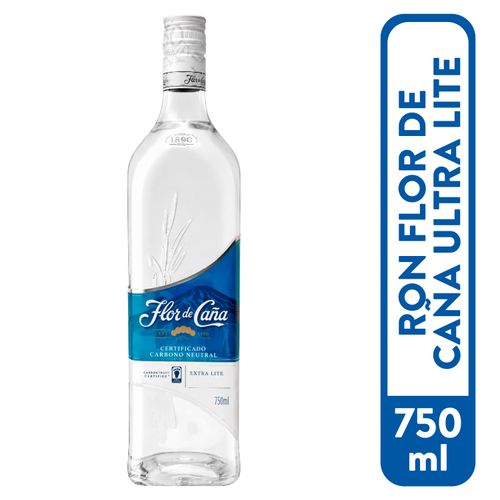 Ron Flor de Caña Ultra Lite - 750 ml