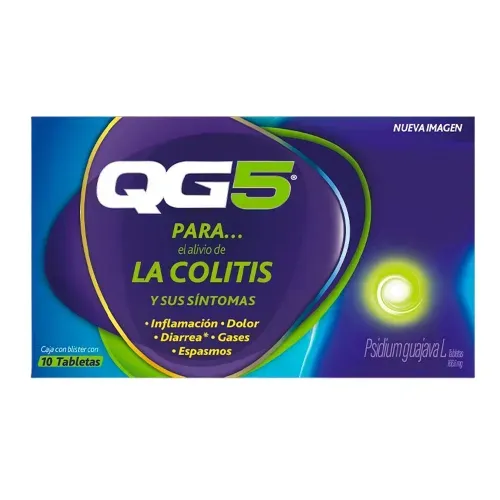Tabletas QG5 Alivio de la colitis- 10 unidades