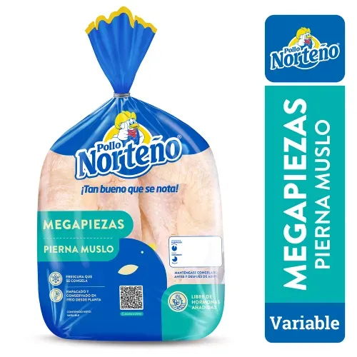 Piezas de Pollo Norteño Congelado Empaque - Precio Indicado por Libra