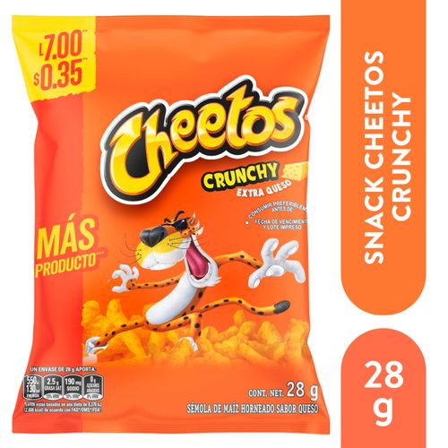 Snack Cheetos Crunchy - 28 g