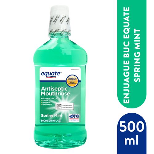 Enjuague Bucal Equate Spring Mint - 500 ml