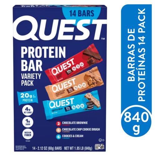 Quest Prot Bar Variety Pk 840gr