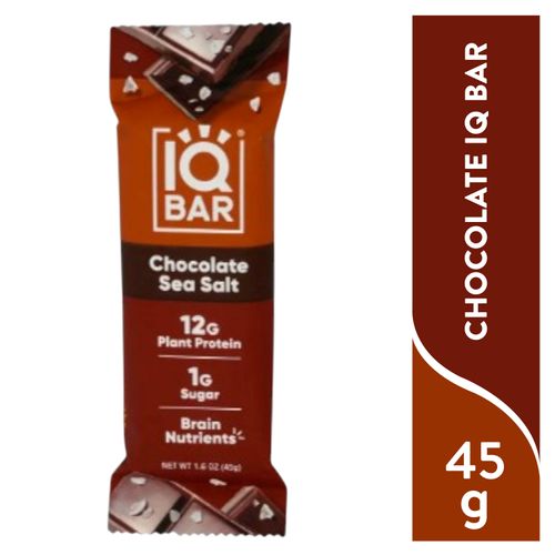 Iq Bar Chocolate Sea Salt 45 Gr