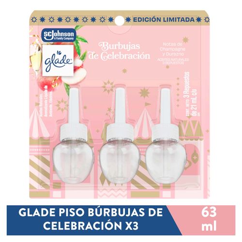 Repuesto Glade Piso Burbujas Celebr 63ml