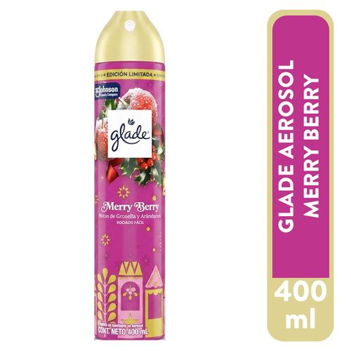 Aerosol Glade Merry Berry Edition 400ml