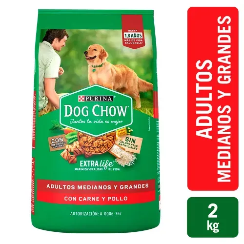 Comida para perro Purina Dog Chow Adulto medianos y grandes 2 kg