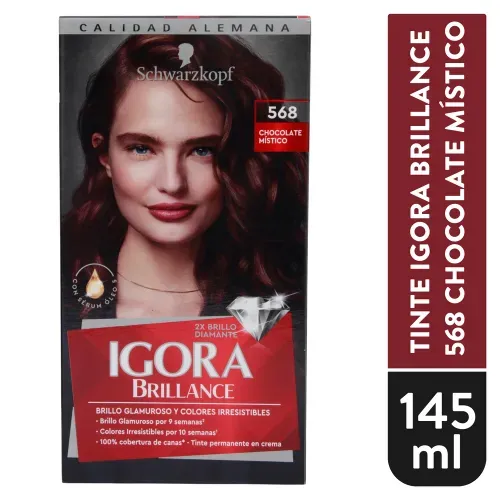 Tinte Igora Brillance Chocolate Mistico - Tono 568