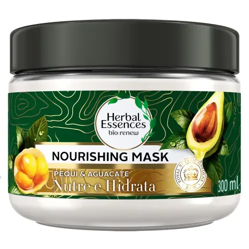 Mascarilla Herbal Essences Bio:renew Pequi Aguacate Nutre Hidrata - 300 ml