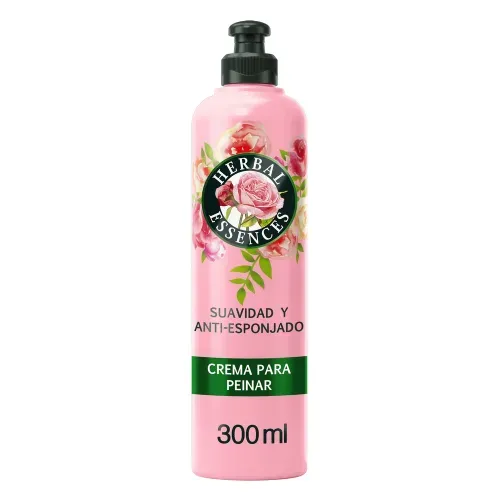 Crema Peinar Suavidad Anti-esponjado Herbal Essences Brillo - 300 ml