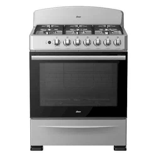 Estufa de gas Oster OSGSBM30061S 6 quemadores