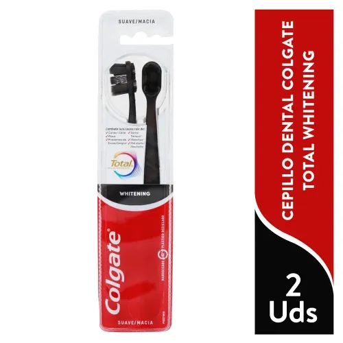 Cepillo Dental Colgate Total Whitening - 2 Pack