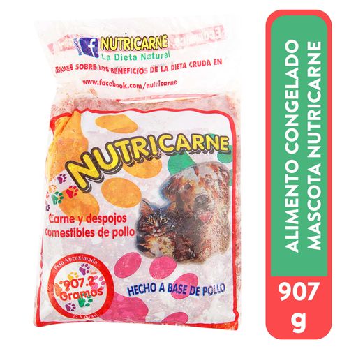 Nutricarne Comida Para Perro Congelada Paquete - 1 Unidad