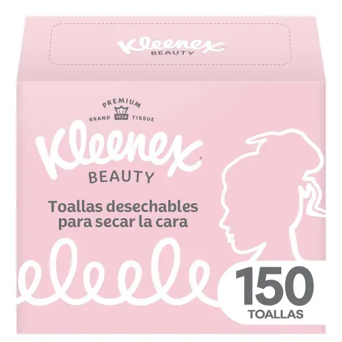 Toallas Kleenex Beauty para secar la cara - 150 Uds
