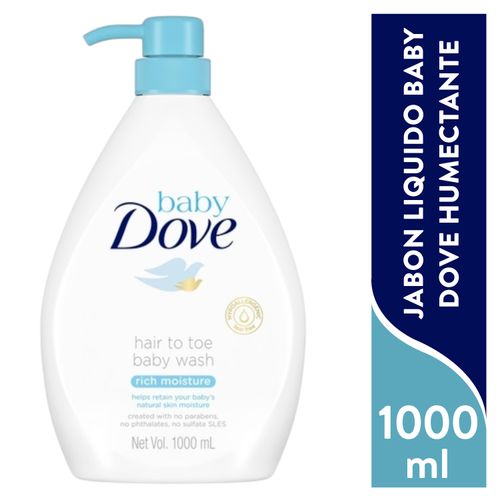 Jabon Liquido Baby Dove Humectante 1l