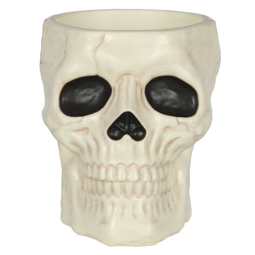 Calavera Way To Celebrate recipiente de dulces Halloween - 8 pulgadas