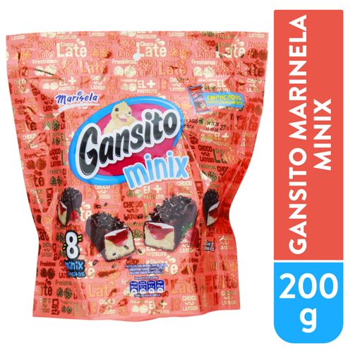 Pastelito Gansito Minix 8u 200g 1 Unidad