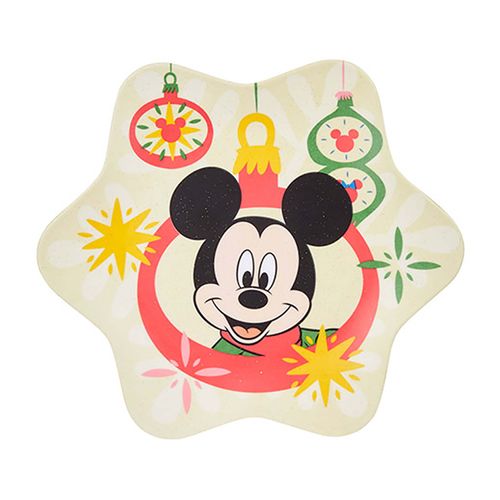 Plato Disney navideño forma de estrella