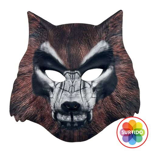 Máscara Way To Celebrate Lobo Halloween