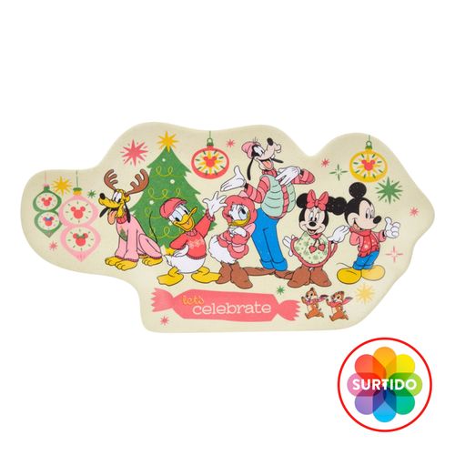 Plato Disney con forma de trineo navideño