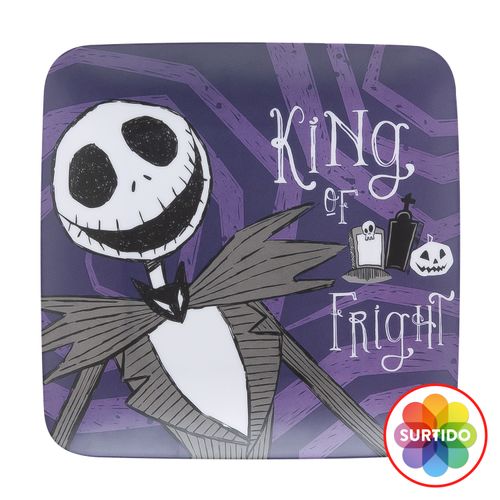 Plato Disney Jack de melamina Halloween - 8 pulgadas