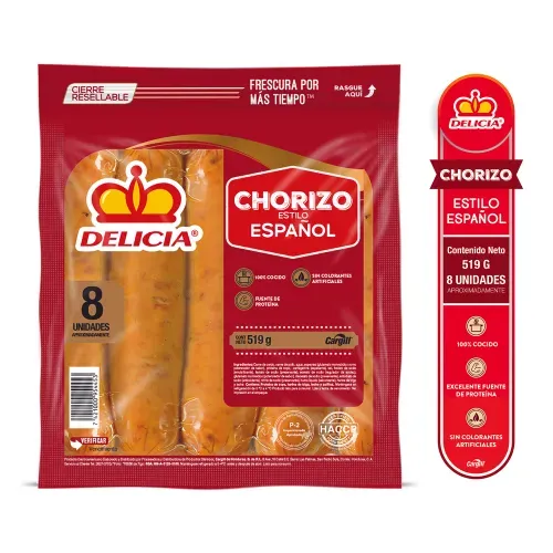Chorizo Delicia Estilo Español - 519 g