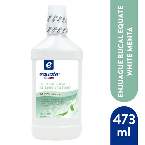 Enjuague Equate Glowing White Rinse Menta 473ml