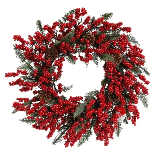 Corona Holiday Time Berries - 24 pulgadas