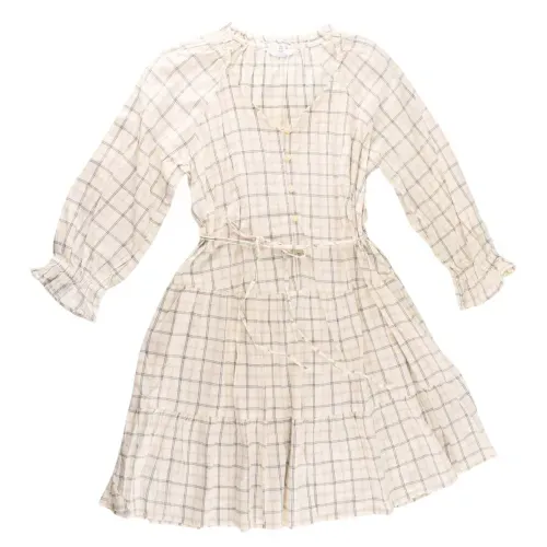 Vestido Time & Tru corto de manga larga para dama tallas XS a XL