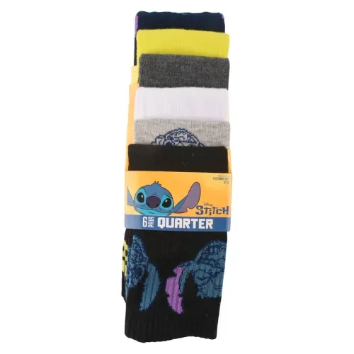 6p Calcetines Med Crew Stitch