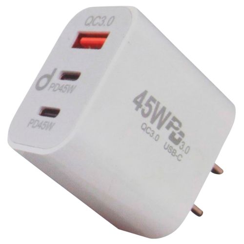 Db Cargador d Pared Pd 45w Usb a y 2 Usb