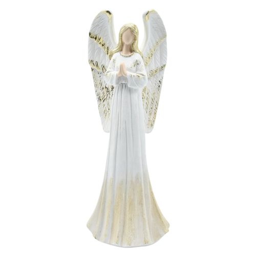 Ángel Holiday Time decorativo blanco para Navidad - 35 cm