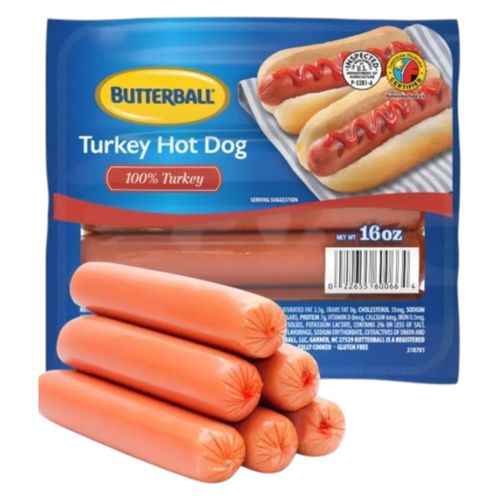 Salchichas Butterball de pavo - 16 oz