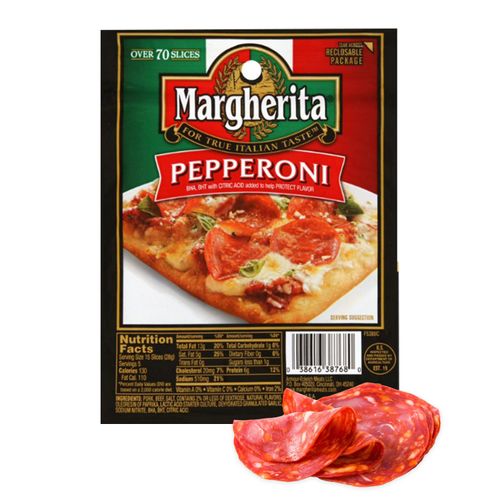Pepperoni Margherita Slices 140 Gr