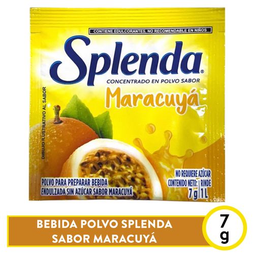 Refresco Polvo Maracuya Splenda 7g