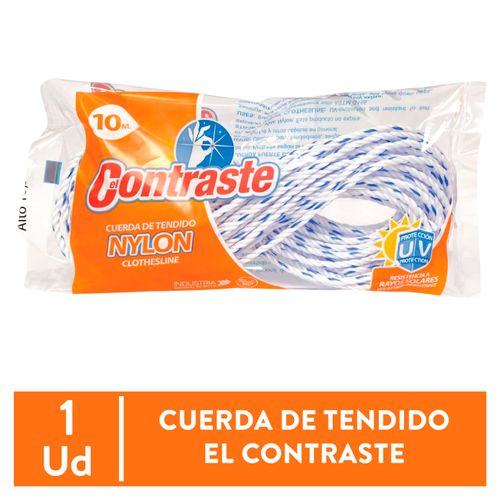 Cuerda El Contraste Nylon 10 Metros 1ud