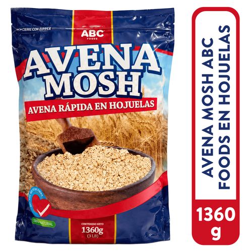Avena Mosh Abc Foods En Hojuelas - 1360 g