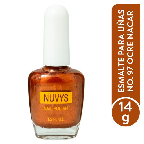 Nuvys Esmalte Para Unas Now97 Ocre Nacar