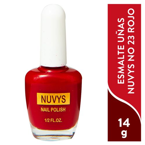 Nuvys Esmalte Para Unas No 23 Rojo