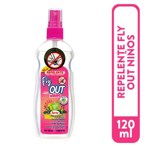 Repelente Fly Out Para Niños Spray - 120 ml