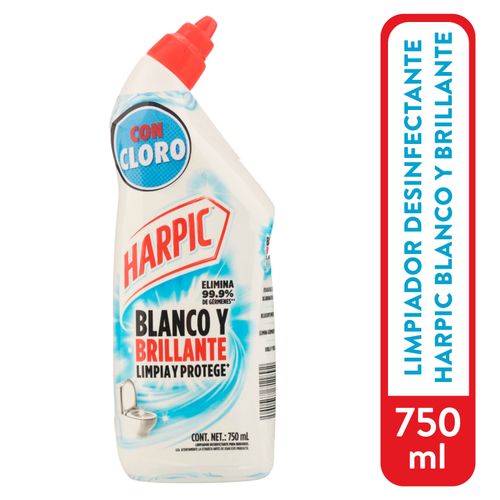 Harpic Limpiador de sanitarios White & Shine 750ml