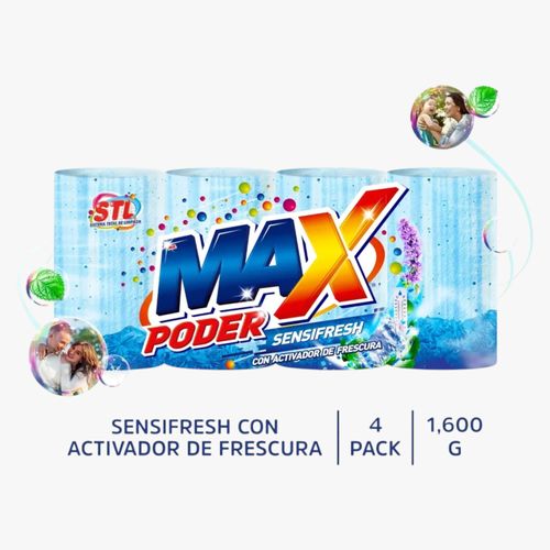 Jabon Mr Max Poder Sensifresh 1600 g