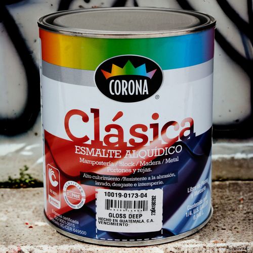 Pintura Clasica de Aceite Corona Entintable Deep Cuarto Galon